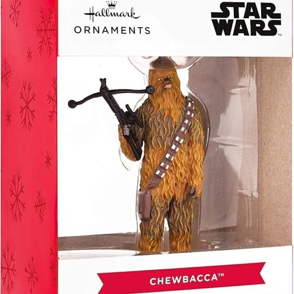 Hallmark Chewbacca Christmas Tree Ornament Star Wars - Picture 1 of 10